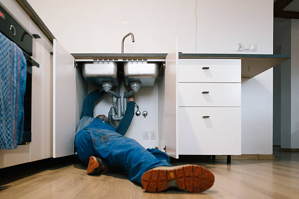 Professional Emergency Plumber technician working in Monrovia, MD